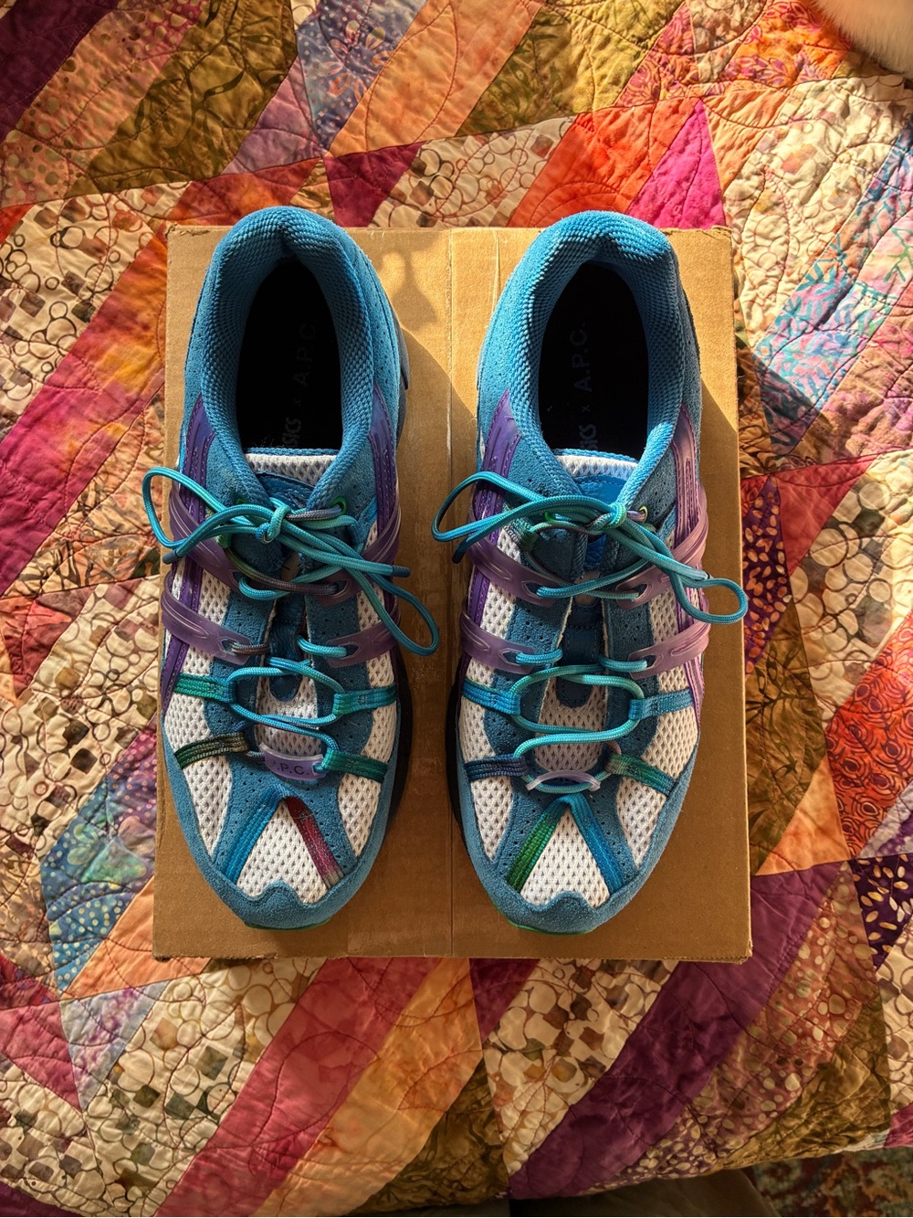 ASICS Women’s Blue & Purple Mesh Sneakers